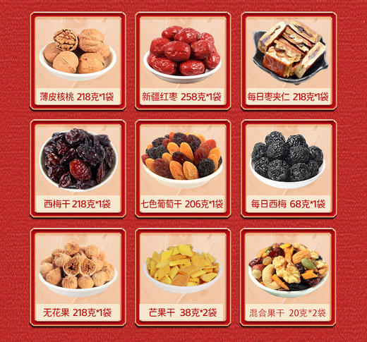 迪士尼感恩载福坚果礼盒 干果 大礼包 商品图4