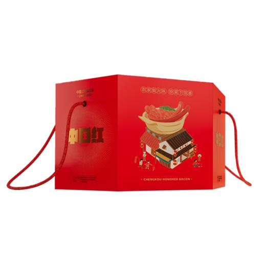 巴山柴火中国红腊味礼盒2KG 商品图2