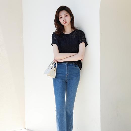 火桐hooton镂空钩花圆领T 商品图5