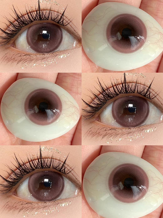 『半年抛中直径』Kaylens- 粉珠泡泡 -14.2mm【 0-800度 无525/575】 商品图1