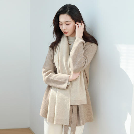 火桐hooton浴袍短款山羊绒大衣01A1805 商品图0