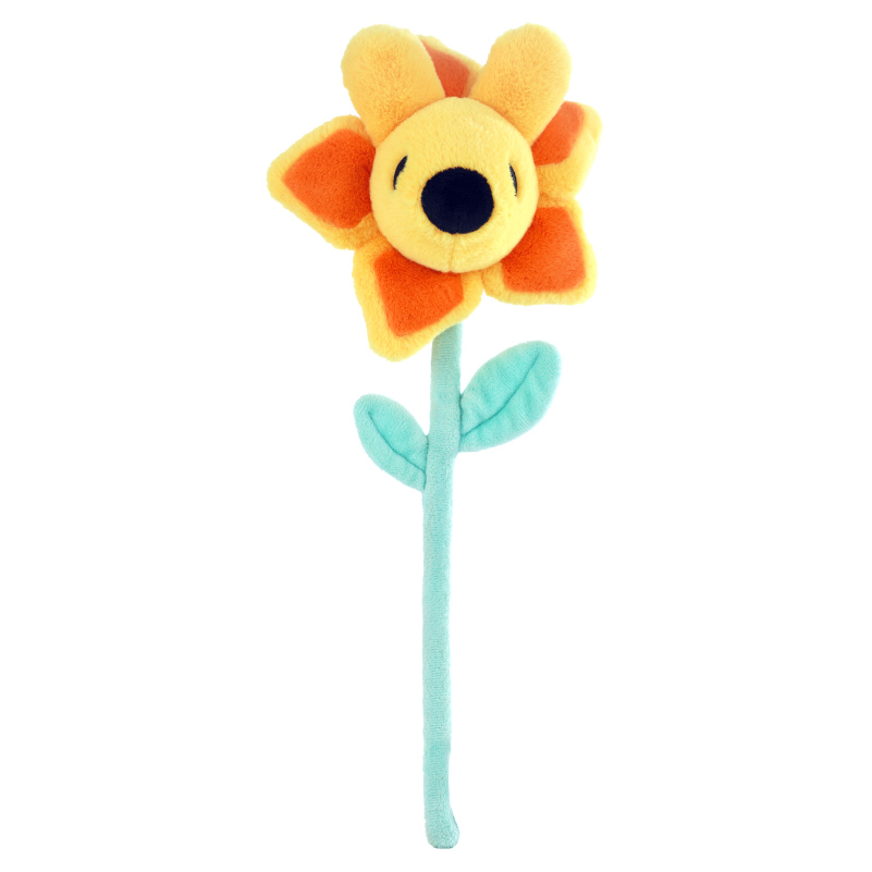 花花团毛绒花朵花枝玩偶