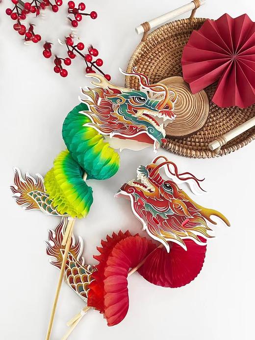 如意翻花龙（龙头高约9cm，总长80cm) 商品图4