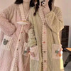 【瑜伽生活家】「卡哇伊款！法兰绒睡衣」秋冬季连帽家居服套装 睡袍加厚保暖长袖长裤仙女风可外穿家居服上衣下装保暖内衣 商品缩略图1