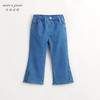 马克珍妮女童修身弹力牛仔裤时尚喇叭裤儿童裤子春装新款240218 商品缩略图1