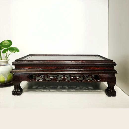 虎脚方形底座°酸枝木 商品图0