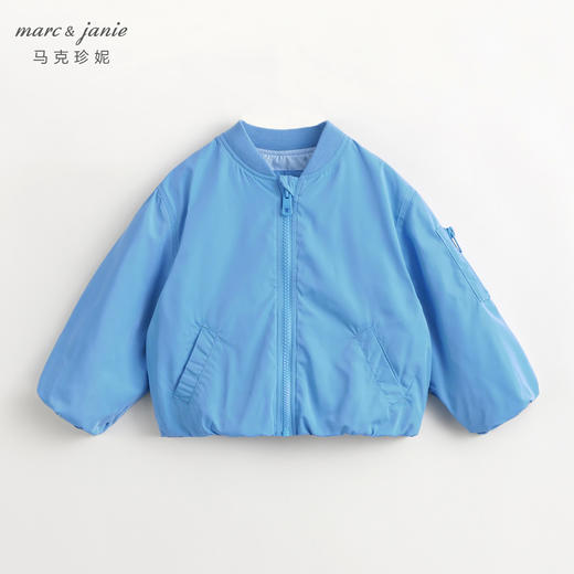 【三防】马克珍妮男童时尚宽松棒球服外套儿童上衣春装新款240009 商品图1