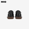 MIO米奥春季纯色低跟乐福鞋金属饰扣复古时尚质感单鞋女鞋M241539092 商品缩略图4