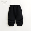 马克珍妮男女童空气层双褶运动裤束脚卫裤降落伞裤春款裤子240296 商品缩略图3