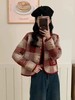 女格子小香风外套9620 商品缩略图0