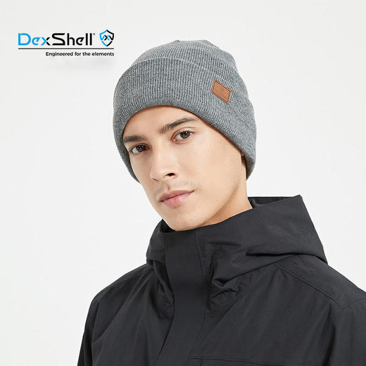 DexShell 戴适 纯色防风防水针织帽 DH30509 商品图4