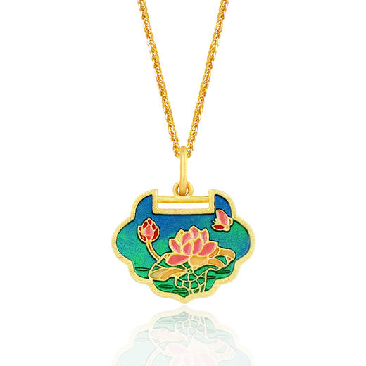 一塘荷花项链 商品图0