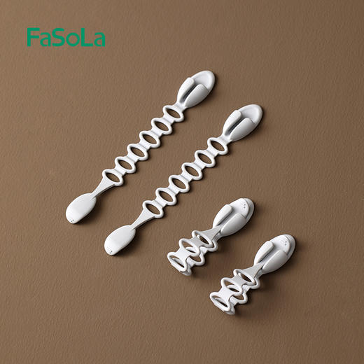 FaSoLa简约时尚插头固定厨房电线收纳绕线器多功能捆绑挂绳数据线理线器 商品图11
