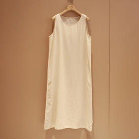 【抖音专属】【春满人间系列】宽肩吊带裙（24718076-凝脂）