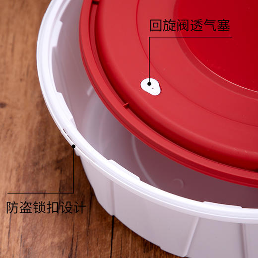 喇叭花一次性打包餐盒2500ml小龙虾外卖碗酸菜鱼圆形火锅打包盒 商品图2