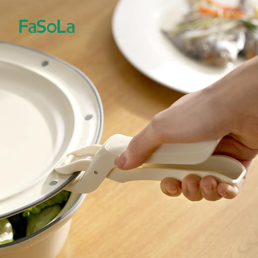 FaSoLa厨房夹子盘子夹家用防滑蒸菜蒸锅隔热提盘神器夹碗器 商品图11