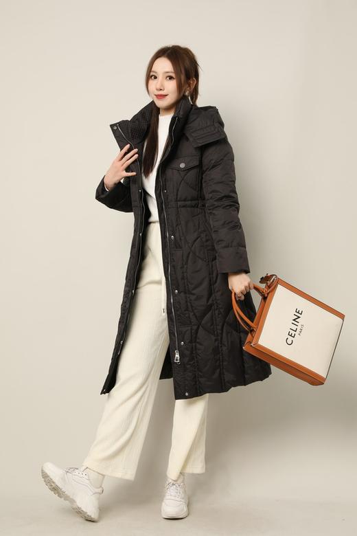 LNNNS 设计感长款连帽羽绒外套 17532 商品图0