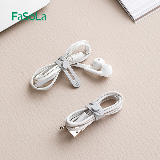 FaSoLa多功能理线器绕线器捆绑带数据线收纳束口带收纳耳机理线器 商品图5