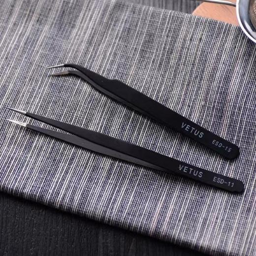 烘焙用镊子 不锈钢弯角/直角镊子 蛋糕糖霜饼干装点糖珠装饰镊子 商品图2