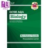 【中商原版】英国原版CGP教辅 新的 GCSE 生物学 AQA 修订指南 基础包括在线版视频和测验GCSE Biology AQA Revision Guide Foun 商品缩略图0