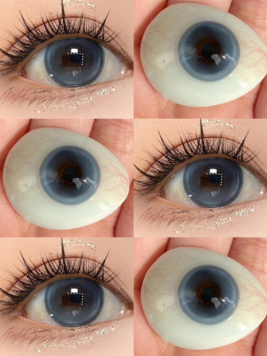 『半年抛中直径』Kaylens- 蓝珠泡泡 -14.2mm【 0-800度 无525/575】 商品图1