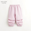 马克珍妮男女童空气层双褶运动裤束脚卫裤降落伞裤春款裤子240296 商品缩略图1