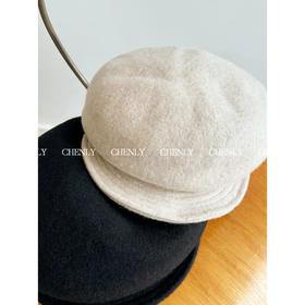 尘衣｜温暖护头羊毛报童帽