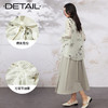 三彩【蕊与桑蕾】2024春季新款新中式假两件V领碎花连衣裙宽松C 商品缩略图1