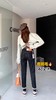 女哈伦加绒牛仔裤3621 商品缩略图1