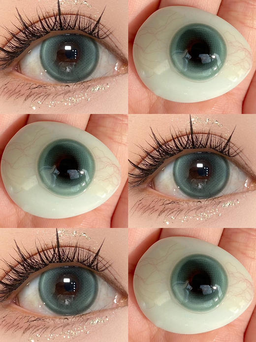 『半年抛中直径』Kaylens- 绿珠泡泡 -14.2mm【 0-800度 无525/575】 商品图1