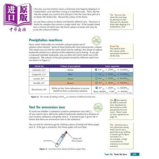 预售 【中商原版】英国CGP GCSE Chemistry for Edexcel: Student Book (with Online Edition) 商品图4