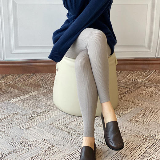 火桐hooton 万能百搭 进口美丽诺绵羊毛打底裤4001 商品图0