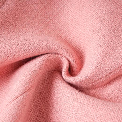 剩XL/2XL 米思阳2025新品精致优雅粉色小香风外套编织短款小西装女5Y23DW3443 商品图3