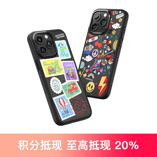 【COMMA】珂玛iPhone 15系列 保护壳-文创拼贴磁吸 商品图0