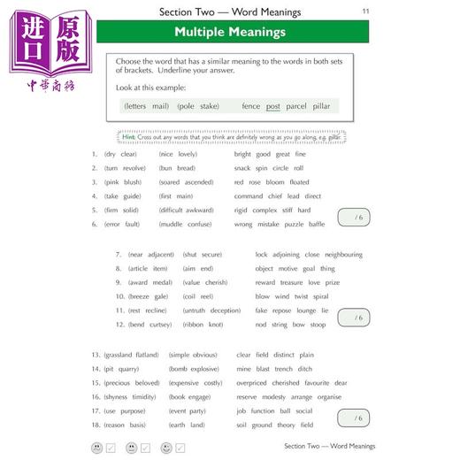 预售 【中商原版】11+ CEM Verbal Reasoning Practice Book & Assessment Tests Ages 10-11 (with Online Edition) 商品图3