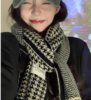 【格菱千鸟格仿羊绒围巾】集简约、舒适！📍好看保暖，花纹就是时尚元素千鸟格，🔶款式经典，戴上自然凸显优雅气质👍 商品缩略图0