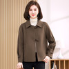时尚简洁，民族风双面呢短款大纽扣外套HR-YIZX8595 商品缩略图5
