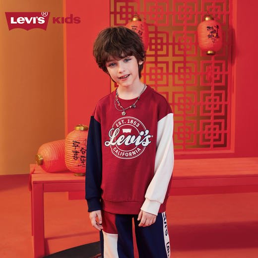 LEVIS 春 大童小童婴童 儿童童装卫衣 LVB-FW-K910 商品图1