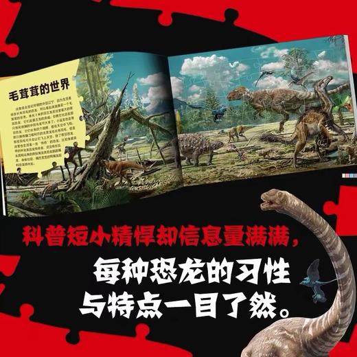PNSO中国恐龙知识拼图（6幅拼图） 商品图1
