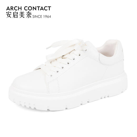 舒适百搭 | ARCH CONTACT安启美奈·秋季云朵舒适鞋垫休闲小白鞋 商品图10