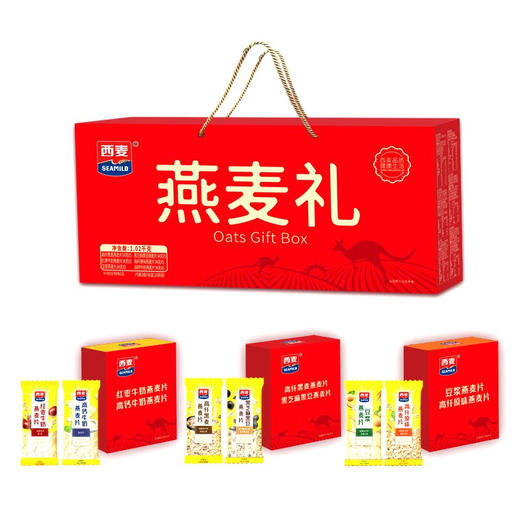 西麦 燕麦 健康燕麦礼礼盒1020g 商品图0