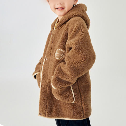 裁缝学苑TQ106童装麂皮绒外套纸样儿童连帽新款男童中长款版型 商品图2