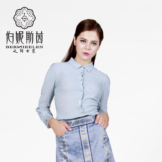 --【伯妮斯茵】176F020--衬衣--暗夜留香--《宁静之美--伊斯兰艺术》 商品图0