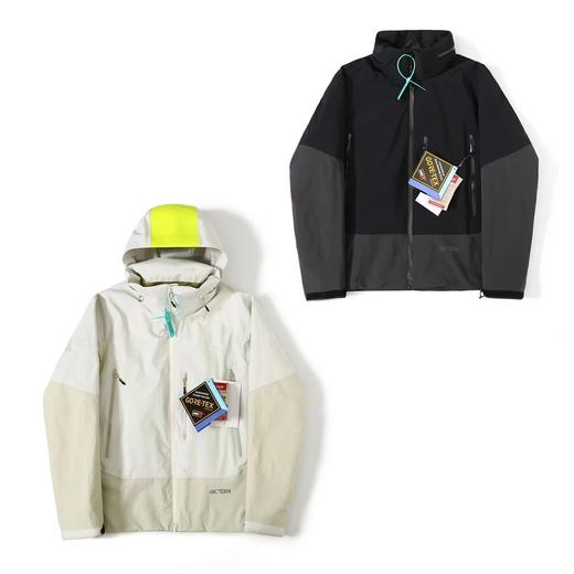 【lb1】清货！滑雪系列！情侣户外防风水拼色保暖可收纳连帽棉服/外套！！ 商品图1