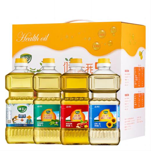 绿宝健康油我DIY礼盒1L*4+油壶 商品图0