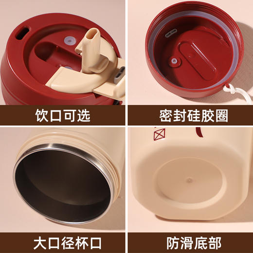 可口可乐咖啡杯保温杯不锈钢水杯男士高颜值女士便携随行杯子 商品图3