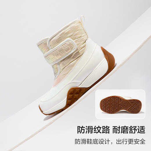 笛莎Deesha 女童靴子2023冬季新款短筒保暖女孩雪地靴 商品图1