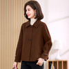 时尚简洁，民族风双面呢短款大纽扣外套HR-YIZX8595 商品缩略图6
