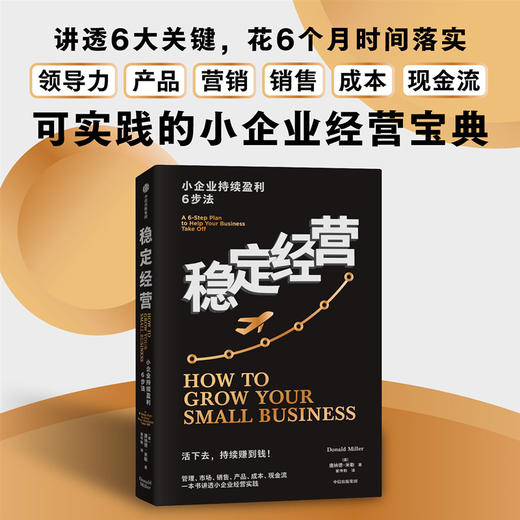 稳定经营 小企业持续盈利6步法  让你的公司生存无忧并且持续赚钱 唐纳德·米勒著 商品图0