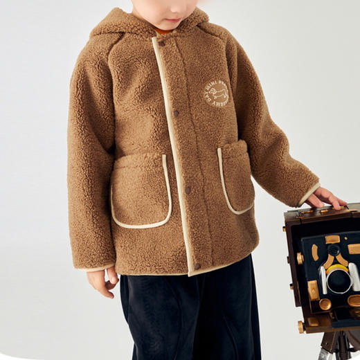 裁缝学苑TQ106童装麂皮绒外套纸样儿童连帽新款男童中长款版型 商品图4